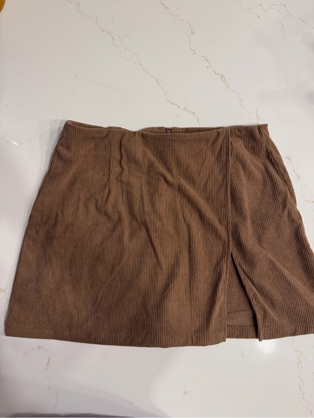 Halara Corduroy Mini Skirt in Brown